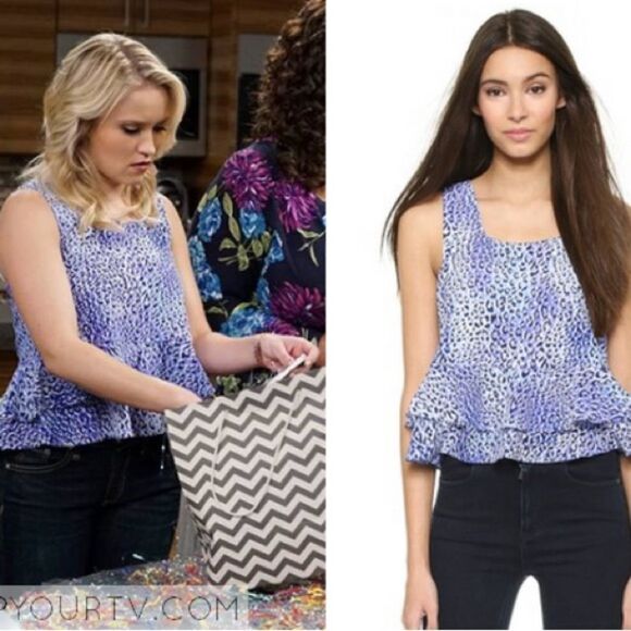 Rebecca‎ Taylor Leopard Silk Top - Picture 12 of 12